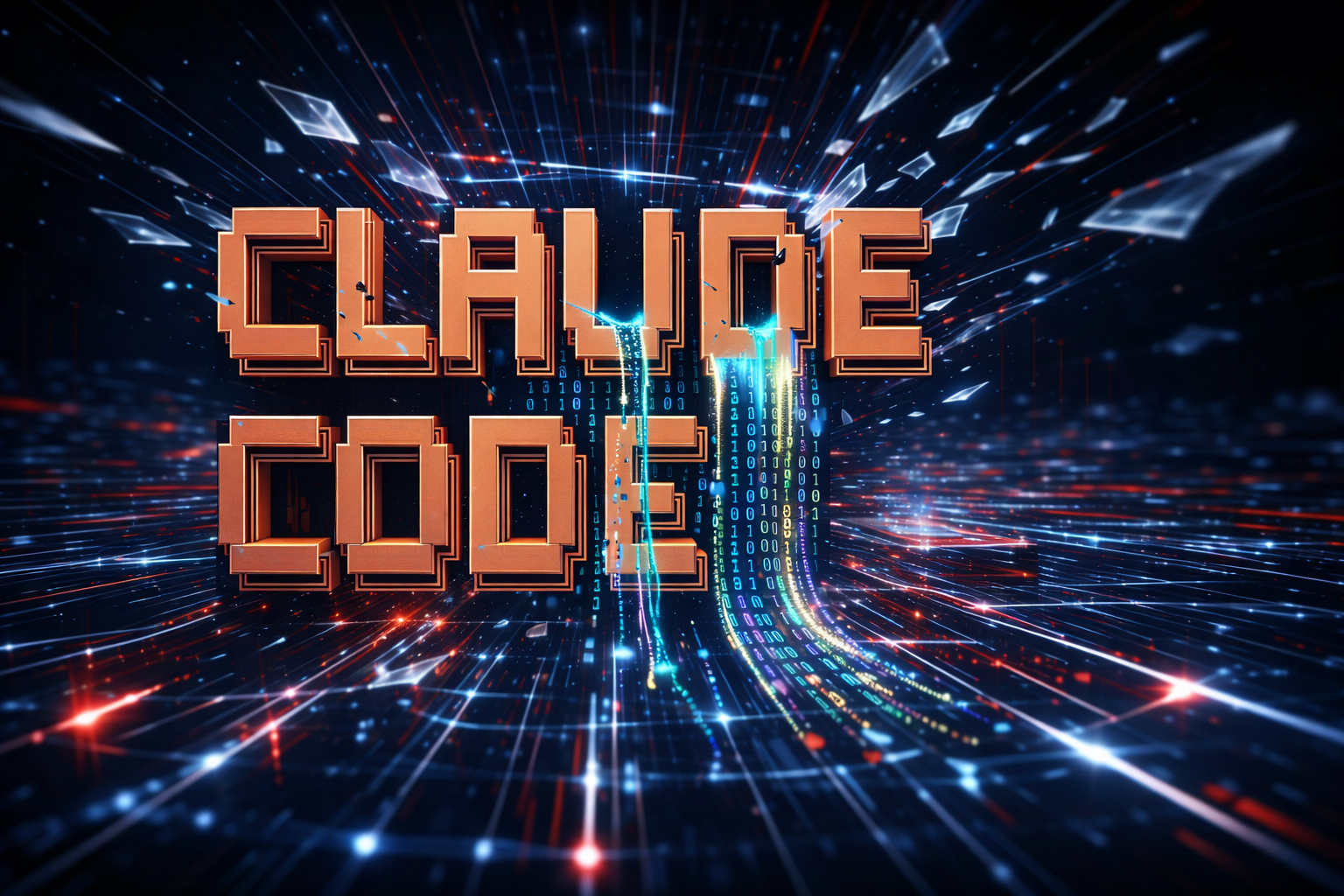 Imagem gerada por inteligência artificial simulando o vazamento do Claude Code.