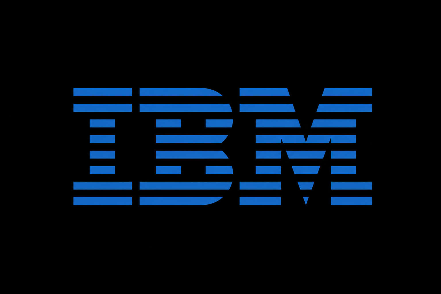 IBM em fundo tecnológico com rede digital azul, representando vazamentos de dados, inteligência artificial e cibersegurança.